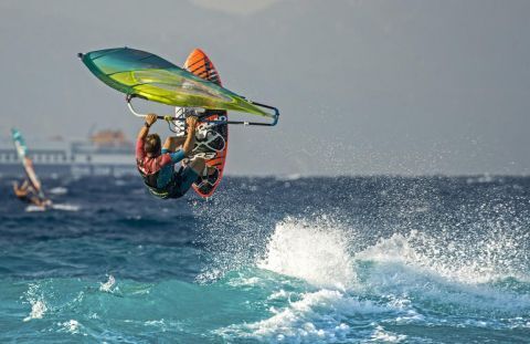 Windsurfing  in Rhodes 1
