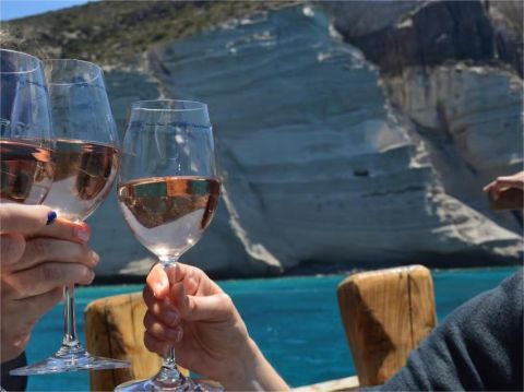 Full day boat tour to Antiparos island with lunch and drinks 3