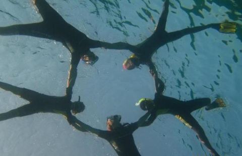 Snorkeling excursion from Santa Barbara beach in Corfu 2