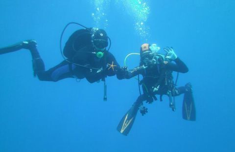 Scuba diving in Zakynthos 2
