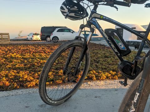Electric Bike Tour around Santorini 2