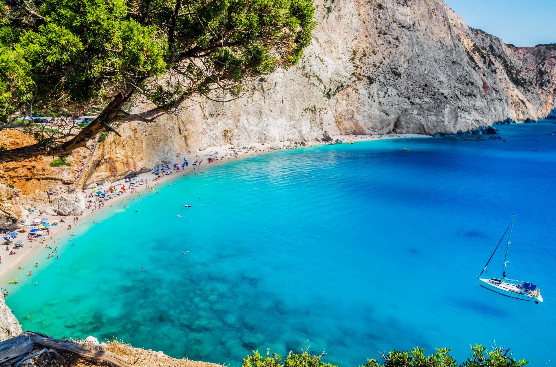 Ionian Greece: Porto Katsiki beach on Lefkada Island