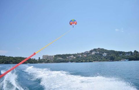 Parasailing in Corfu 2