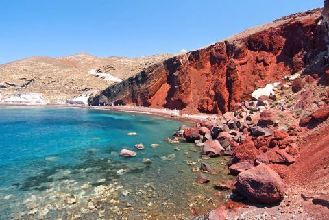 The spectacular Red beach