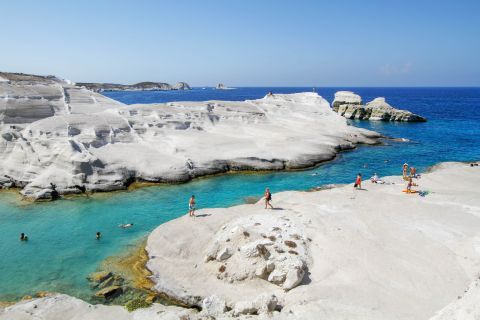 Sea Kayak day tours around Milos 2
