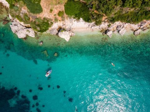 Corfu Town 3hr private cruise with swim stops 3